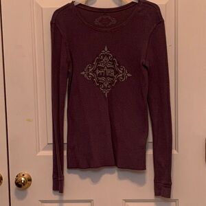 Purple Prana Long Sleeve Top size S